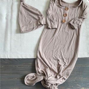 Caden Lane Soft Beige Baby Outfit